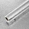 Gabinete de Papel Estufa Parte Superior Papel de Aluminio Pegatina a Prueba de Aceite Autoadhesiva Doble Cara Plata Resistente a Altas Temperaturas Pegatina de Pared Venta al por Mayor
