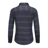 Camisa de Primavera y Otoño para Hombre Estilo Coreano Tendencia Casual Suelta Manga Larga Camisa Estilo Hong Kong Versátil Pareja Retro Chaqueta de Cuadros