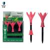 Caiton Golf Pétala Limite Spike de Bola 80mm Altura Ajustável Formato de Flor Moda Tee de Bola Suporte de Bola Plástico