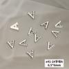 Liga transfronteiriça 26 letras em inglês joias para nail art metal estéreo diy broca mista para unhas acessórios de decoração atacado