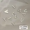 Joias de unha de liga X41 atacado metal estéreo 26 letras inglesas mistas acessórios de decoração de unha diy