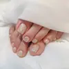 Fábrica de arte para unhas venda quente personalizado unha do pé unha unha unha unha unha adesivo ultra-fino removível usável unhas postiças