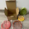 Explosões transfronteiriças caixa de conservação de frutas vegetais abacate limão tomate filme transparente caixa selada caixa de armazenamento refrigerado