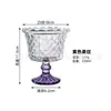 Copo de Cristal Flutuante Transparente Retro de Luxo Leve Copo de Vidro Alto Estilo Europeu para Uso Doméstico Copo de Alto Valor Copo de Suco