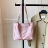 Bolsa Tote Casual de Ombro 2025 Outono e Inverno Novo Estilo de Mão Moda Grande Capacidade Bolsa Satchel de Trabalho Sacola