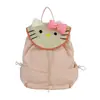 Mochila linda de gato estilo coreano, ligera, casual, versátil, adecuada para niñas, viajeros y estudiantes, una mochila de dibujos animados de moda para niños