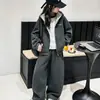 Conjunto de primavera y otoño para niñas 2026 nuevo estilo para niños medianos y mayores, estudiantes de secundaria, conjunto deportivo casual de otoño para niños
