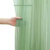Cortina de Gasa de Malla para Dropshipping Transfronterizo Decoración de Sitio para Bodas y Fiestas al Aire Libre Cortina de Arco de Boda con Luces de Cadena