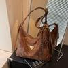 Bolso de mano retro transfronterizo para mujer, de gran capacidad, estilo bandolera multifunción, 2024