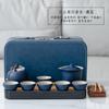 Juego de Té Kung Fu de Lujo Ligero Juego Pequeño Portátil Cerámica Gruesa Jiangshan Exterior Taza Express Regalo de Acompañamiento de Negocios Venta al por Mayor Impresión