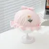 Sombrero de Bebé Estilo Delgado para Primavera y Otoño para Niñas, Sombrero de Pescador con Visera de Encaje de Princesa, Lindo Sombrero de Pescador para Bebés y Niños Pequeños