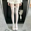 Calcetines Altos de Conejito Rosa Suave Estilo Lolita de Terciopelo para Chicas Dulces y Lindas Nuevos