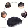 Peluca para Hombre para la Parte Superior de la Cabeza, Fibra de Alta Temperatura, Invisible, Sin Costuras, para Calvicie, Línea de Cabello Mediterránea, para Cubrir Canas, Peluca
