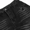 Pantalones Vaqueros Vintage Lavados y Desgastados para Hombre, de Corte Holgado de Moda, Estilo Urbano, Rasgados, Casual, Pierna Ancha