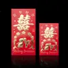Feliz Año Nuevo Dinero de Año Nuevo Sobre Rojo Li es papel duro dorado Yongji 100 Yuanes 1000 Yuanes Bolsillo de Sobre Rojo Grande