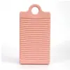 Tabla de lavar portátil a doble cara multicolor con diseño de protección antideslizante para las manos, ligera, simple, elegante, compatible con el clima, versátil