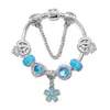 Pulsera de cuentas rosa caliente fresca transfronteriza DIY diamante amor corona pequeña colgante adornos de mano al por mayor