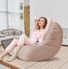 Sofá puf de tela simple, de fábrica, para dormitorio, moderno, se puede configurar en tamaño y color.