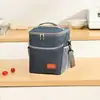 Bolsa de almuerzo aislada engrosada, bolso cruzado, bolso de mano, bolsa de cosméticos, bolsa de aseo, bolsa para lonchera de picnic y bolsa nevera aislada