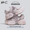 Tênis de Puxar Dad Shoes Novos de Outono para Mulheres com Solado Grosso Forrados de Lã Aumentadores de Altura Sapatos Femininos Versáteis Tênis Esportivos Sapatos Casuais B