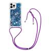Adecuado para Funda de Teléfono Móvil Iphone14 13Pro Brillo Diagonal Anticaída Arena Movediza Cubierta Protectora Google 8 Funda Colorida