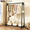 Prateleira de Secagem e Armazenamento de Roupas Transfronteiriça, Cabideiro de Casacos e Chapéus, Rack de Sala de Chão, Cabideiro Doméstico Móvel para Quarto de Apartamentos Pequenos