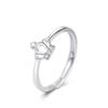 Anel de Coroa Shengli em Prata Esterlina S925 Design de Nicho Feminino Moda Personalidade Ins Tendência Simples Estilo de Luxo Leve