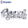 Zheng Cheng atacado conexões para tubos de ventilação material ferro galvanizado diâmetro variável flangeamento com cola/sem cola tamanho opcional