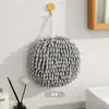 Limpieza del Hogar Bola de Toalla de Mano de Chenilla Suministros de Cocina Creativos Toalla de Mano Multifuncional Colgante Absorbente de Agua Secado Rápido