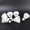 Bolas de Badminton Boka Pacote com 12 Bolas de Treino de Alta Frequência, Penas de Ganso Duráveis, Cabeças de Cortiça Composta, Pacote com 6 para Uso em Treino