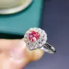 Explosiones Anillo Alexander para mujer color súper misterioso sueño 6*6 mm anillo de plata de ley s925 de alta calidad incrustado