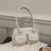 Bolso de Mujer Estilo Hong Kong Otoño Bolso Satchel para Viajero Bolso Cuadrado Pequeño Retro de Mano Bolso Grande Nuevo 2024 Moda Estilo Coreano Bolso de Hombro
