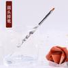 Set de Pluma para Uñas de Varilla Acrílica Pincel para Uñas Pluma para Trazos Pluma de Cristal Pluma para Terapia de Luz Pluma para Frotar Tallada