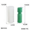 Versão com Peso Reduzido do Molde Cilíndrico de Silicone Listrado, Molde Cilíndrico Geométrico Simples em Formato de Listra para Velas Aromaterapêuticas Criativas e Itens Decorativos