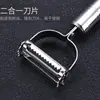 Ralador Multifuncional, Descascador de Legumes e Frutas em Aço Inoxidável, Gadget de Cozinha, Prendedor Pena de Pato, Faca para Frutas, Descascador