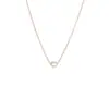 AliExpress moda feminina simples colar de pérolas colar de aço inoxidável joias transfronteiriças atacado