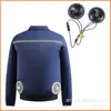 Ropa de Trabajo de Verano Transfronteriza, Ropa con Aire Acondicionado, Ropa de Trabajo Refrigerante Resistente al Desgaste para Exteriores, Ropa de Camuflaje para Protección Laboral, Ropa con Ventilador para Prevención del Golpe de Calor y Refrigeración