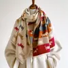 Bufanda de Imitación Cachemir con Dibujo Animado Retro de Cachorro para Mujer, Calentador de Cuello Jacquard de Doble Cara de Perro Salchicha Lindo para Otoño e Invierno