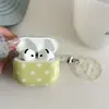 Funda Protectora Bluetooth para Auriculares AirPods 4ª Generación con Diseño de Flor Blanca Verde Matcha Adecuada para AirPods 3ª Generación Pro 2ª Generación