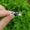 Anillo de amor retro hip hop nuevo transfronterizo europeo y americano, personalidad simple, estilo frío genial, anillo femenino de fábrica