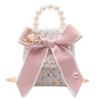 Bolsas para Niños 2025 Estilo Nuevo Bolso de Hombro para Niñas Bolso de Mano Versátil con Perlas Monedero de Princesa Bolsas Estilo Mayorista para Niños Pequeños