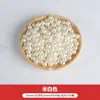 Materiales DIY de Perlas Perlas Decorativas Blanco Roto de Agujero Recto Cuentas en Hilo Accesorios para Joyería Perla de Imitación ABS Hecha a Mano Perlas Sueltas