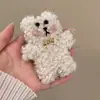 Lindo Oso de Peluche Estilo Japonés Pinza para el Pelo Dibujo Animado Lindo Aspecto Elegante Pinza para el Pelo Clip Lateral Nuevo para Otoño e Invierno Clip para Flequillo