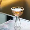 Xícara de Chá de Vidro em Formato de Flor do Fabricante Xícara Mestra de Alto Padrão Pessoal Especial Xícara Alta Copo Único Conjunto de Chá Copo de Água