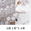 Tecido com Bordado de Renda Floral em Estoque Material para Embalagem de Buquê Estilo Chanel Vintage Malha Floral Materiais Florais Atacado