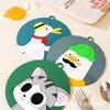 Fabricante de Posavasos de PVC Suave Personaliza PVC de Dibujos Animados con Logotipo y Patrón Personalizados para Regalos del Hogar y Negocios con Resina Epoxi