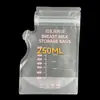 Bolsas Pequeñas para Almacenamiento de Leche para Comercio Exterior, Versión en Inglés en Stock, Se Pueden Refrigerar, Bolsas Desechables para Conservación de Leche Materna, Específicamente para Leche Materna