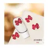 Aleación Joyería para Uñas Color Popular de Internet Lazo Joyería Pequeña Rosa Negro Mariposa Decoración para Uñas Accesorios