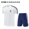 2526 Uniforme de Treino de Manga Curta do Real Madrid Uniforme de Futebol de Manga Curta Infantil do Real Madrid Conjunto de Uniforme de Treino Respirável de Manga Curta do Real Madrid