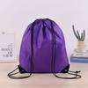 Saco de cordão de tecido de poliéster 210D em estoque saco de cordão de nylon saco de mochila com cordão impressão mochila saco de cordão